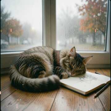Обложка: 6_Котики, осень...энергичное