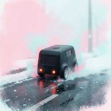 Обложка песни ИИ: Робот-курьер