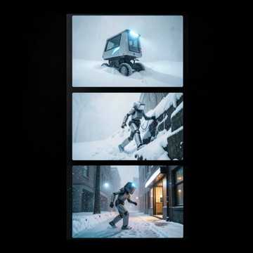 Обложка песни ИИ: Робот-курьер