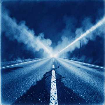 Обложка песни ИИ: Ночное шоссе 2(maximum bass boost, 150 BPM, dark night racing drive)