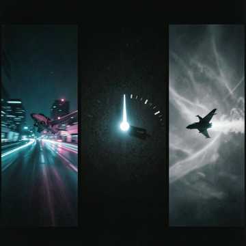 Обложка: Скорость Света(driving slap bassline, 124 BPM, electronic synth chords)